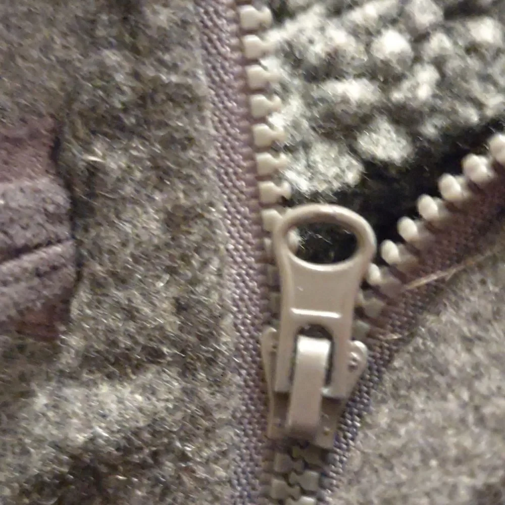 Children's‎ Place Gray wool baby 0-3 mo hooded jacket zip button pockets